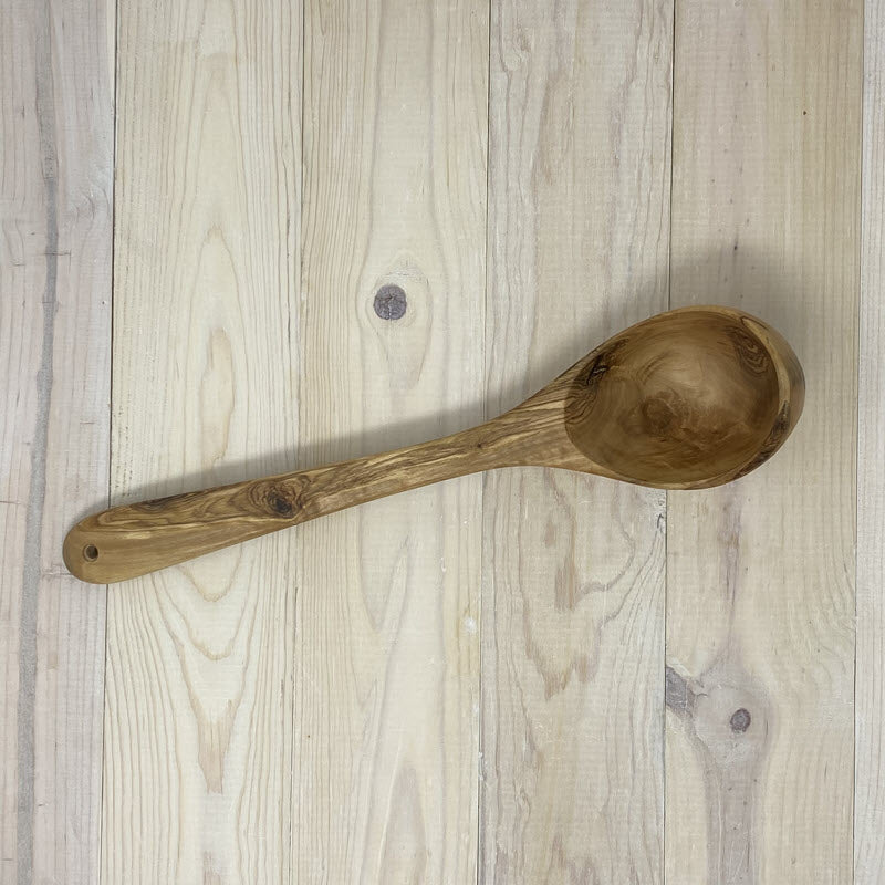 OLIVE WOOD UTENSIL SERVING LADLES