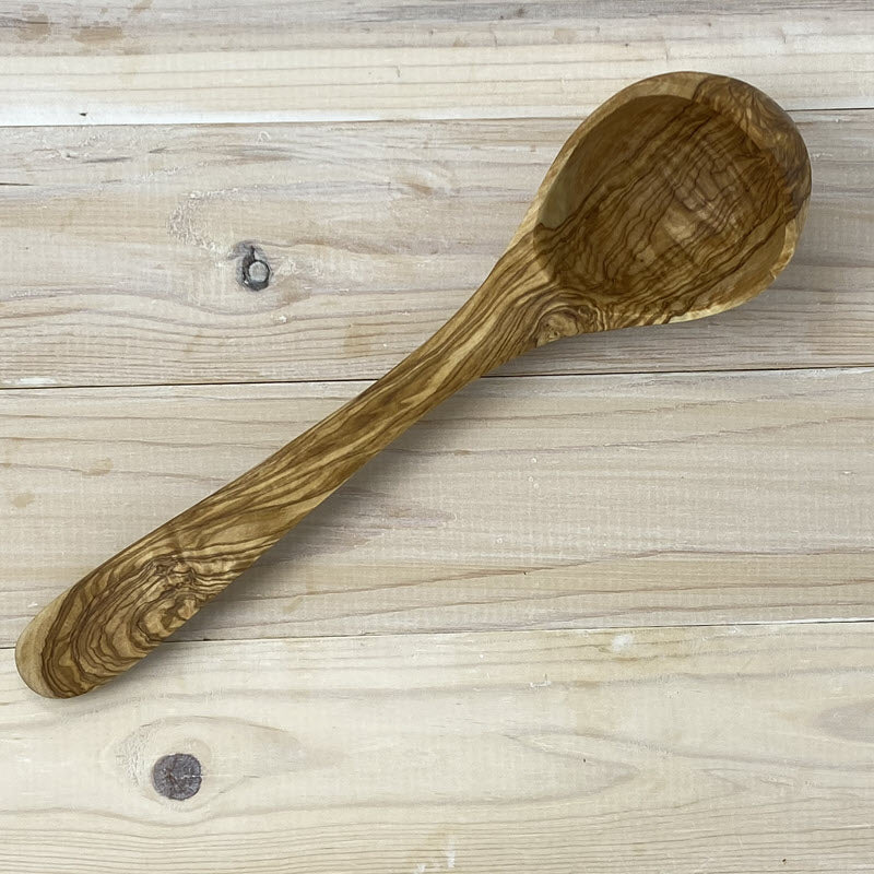 OLIVE WOOD UTENSIL SERVING LADLES