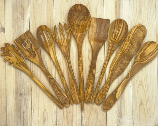 Olive wood utensils