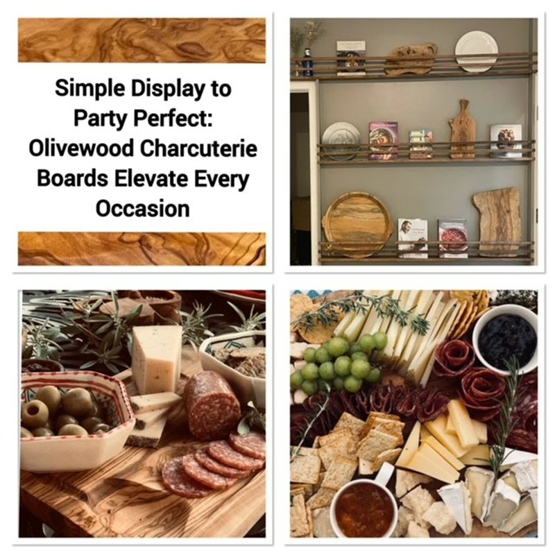 OLIVE WOOD CHARCUTERIE BOARDS