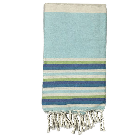 COTTON SPA TOWEL | CYAN | DOUZ STYLE