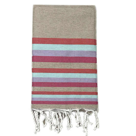 COTTON SPA TOWEL | KHAKI | DOUZ STYLE