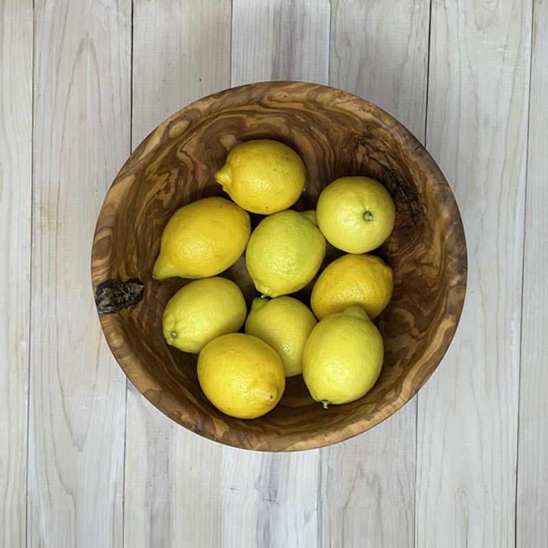 OLIVE WOOD SERVING BOWL - LARGE