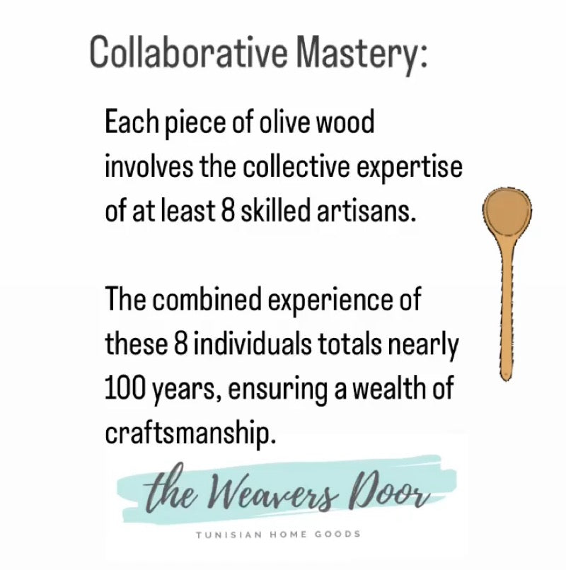 OLIVE WOOD UTENSIL SLOTTED COOKING SPOON