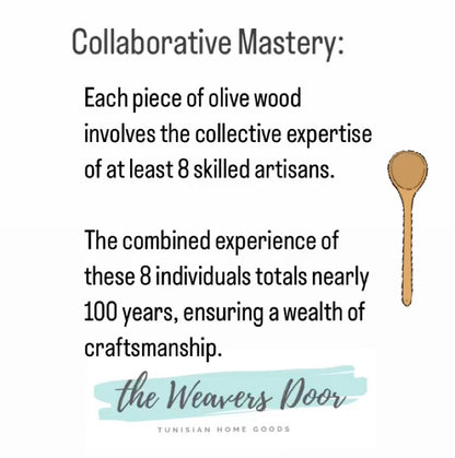 OLIVE WOOD UTENSIL SLOTTED COOKING SPOON