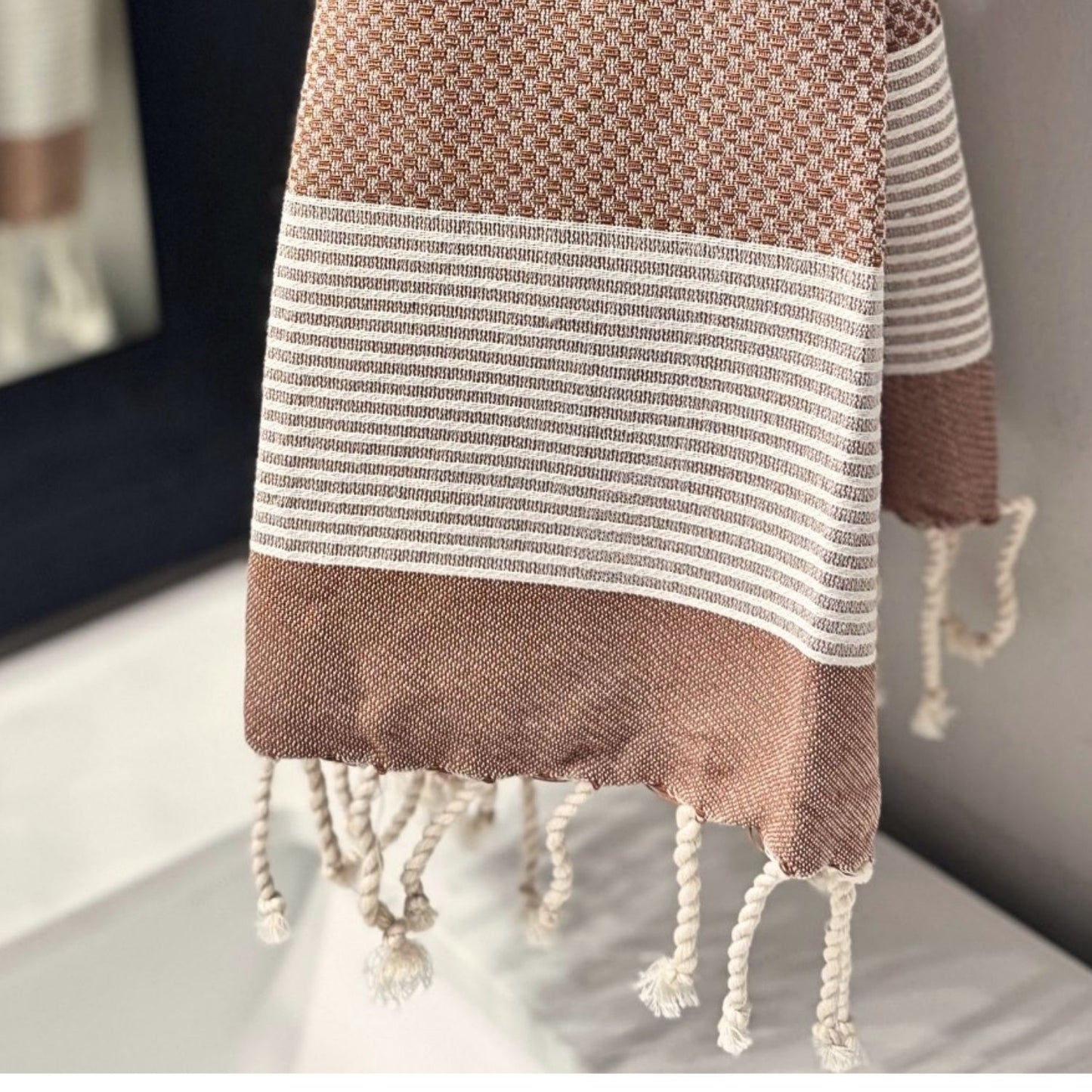 Desert Terracotta Fouta Hand Towel