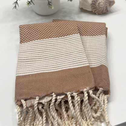 Desert Terracotta Fouta Hand Towel