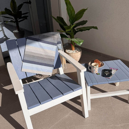 Medina Stripe Fouta – Sky Blue