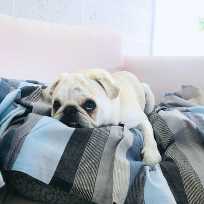 Medina Stripe Fouta – Sky Blue