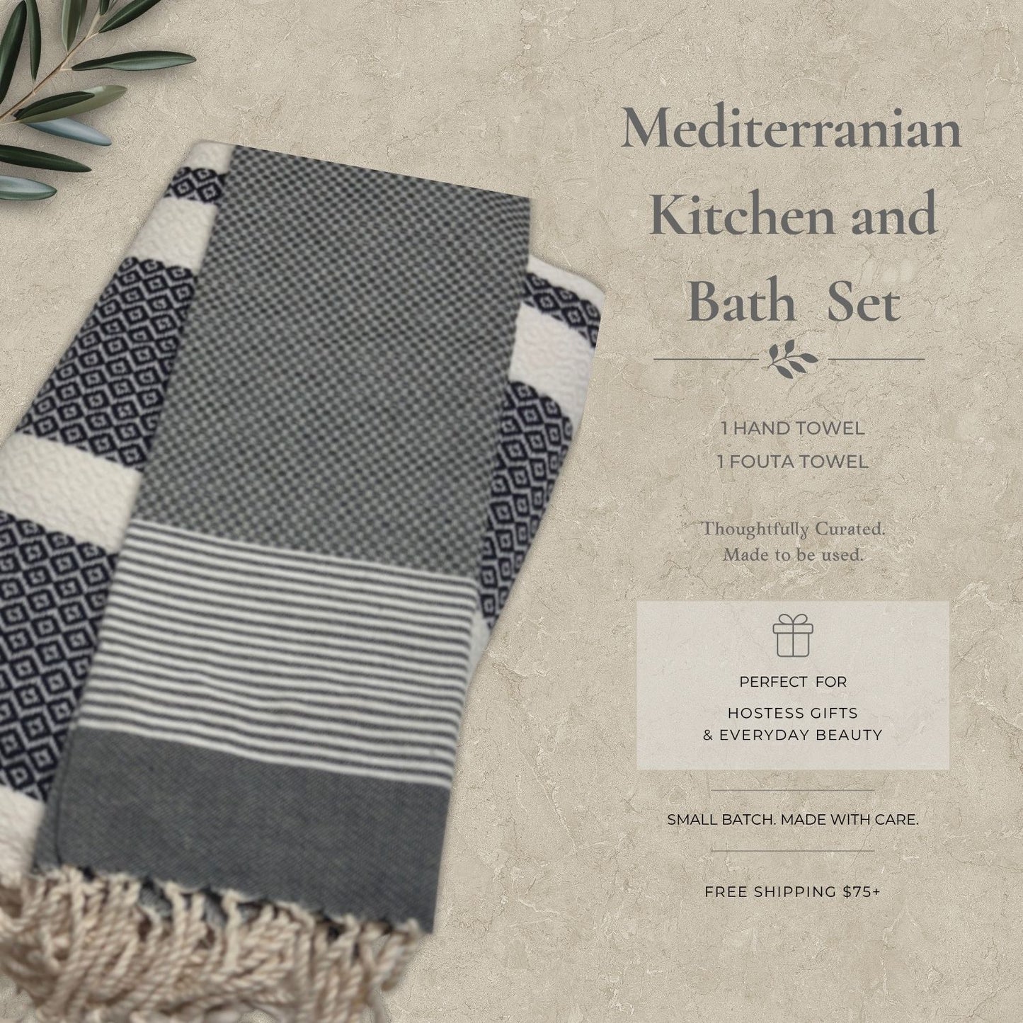 Mediterranean Bath and Kitchen Set