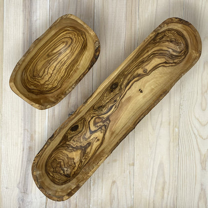 RUSTIC OLIVE WOOD CANOE COLLECTION