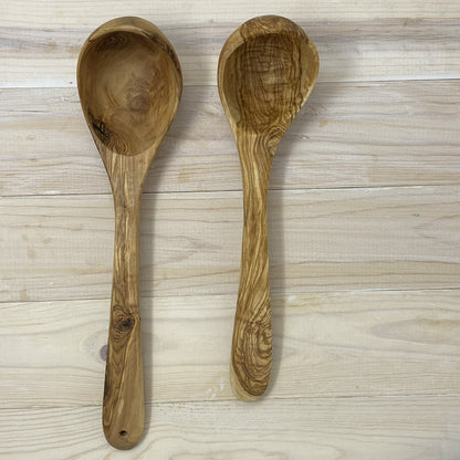 OLIVE WOOD UTENSIL SERVING LADLES