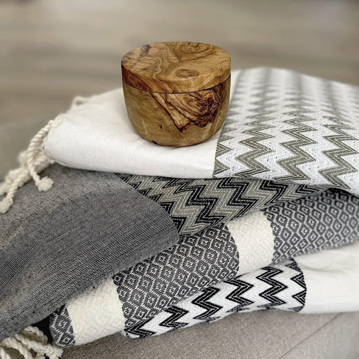 Oasis Diamond Fouta – Slate