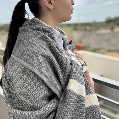 Oasis Diamond Fouta – Slate