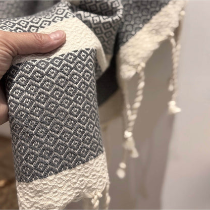 Oasis Diamond Fouta – Slate