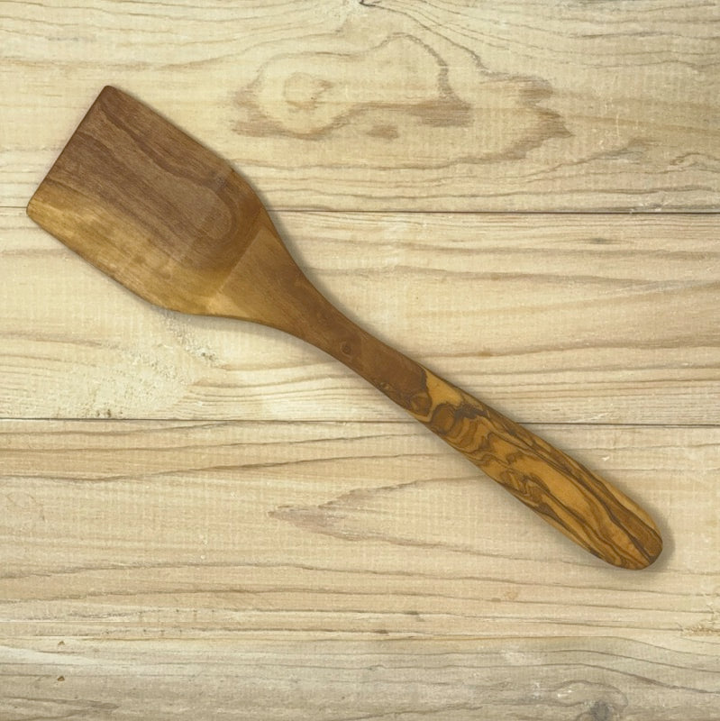 OLIVE WOOD COOKING UTENSIL SLOTTED SPATULA 12"