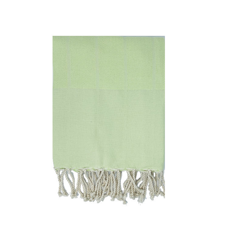 COTTON | SPA TOWEL | THROW | BLANKET | LEMON-LIME – TEXTURED | FOUTA TOWEL