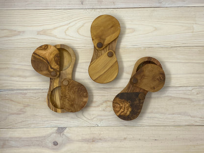OLIVE WOOD SPICE KEEPER