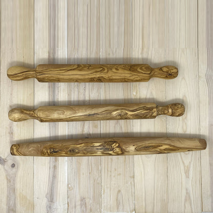OLIVE WOOD ROLLING PIN COLLECTION - French and Traditional Rolling Pins